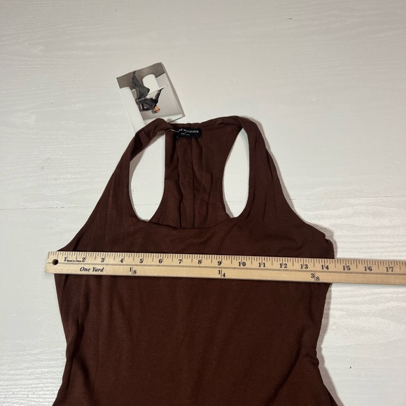 Naked Wardrobe Back in the Race Bodysuit Womens XLarge Brown - Picture 8 of 13